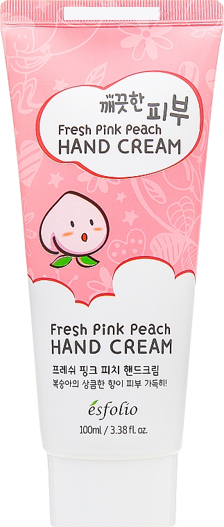 Erfrischende Handcreme mit Pfirsich - Esfolio Pure Skin Fresh Pink Peach Hand Cream — Bild N2