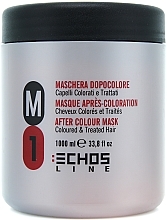 Düfte, Parfümerie und Kosmetik Nach dem Färben anzuwendende Maske für gefärbtes und chemisch behandeltes Haar - Echosline M1 Color Care After Color Mask