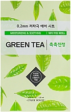 Düfte, Parfümerie und Kosmetik Feuchtigkeitsspendende und beruhigende Gesichtsmaske mit Grüntee-Extrakt - Etude House Therapy Air Mask Green Tea