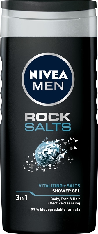 Duschgel - NIVEA Man Rock Salt Shower Gel — Bild 250 ml