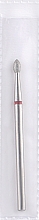Düfte, Parfümerie und Kosmetik Diamant-Nagelfräser Flamme klein 1,6 mm L-4,0 mm rot - Head The Beauty Tools
