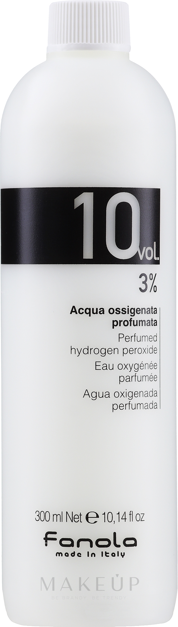 Entwicklerlotion 3% - Fanola Acqua Ossigenata Perfumed Hydrogen Peroxide Hair Oxidant 10vol 3% — Bild 300 ml