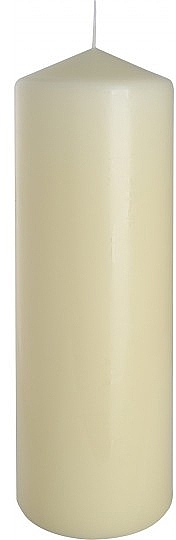 Zylindrische Kerze 80x250 mm ecru - Bispol — Bild N1