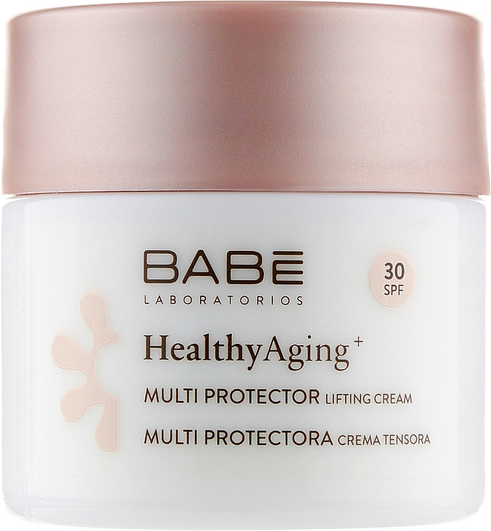 Liftingcreme für den Tag mit DMAE und SPF 30 - Babe Laboratorios Healthy Aging Multi Protector Lifting Cream — Bild N1