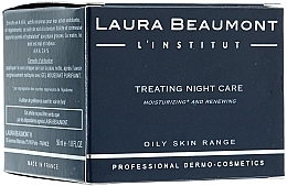 Düfte, Parfümerie und Kosmetik Feuchtigkeitsspendende, nährende und zellerneuernde Nachtcreme gegen Entzündungen - Laura Beaumont Treating Night Care