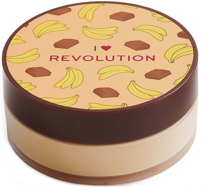 Loser Gesichtspuder Schockolade und Banane - I Heart Revolution Loose Baking Powder Chocolate Banana