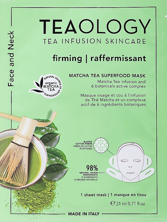 Gesichtsmaske - Teaology Matcha Tea Firming & Nourishing Mask — Bild N1