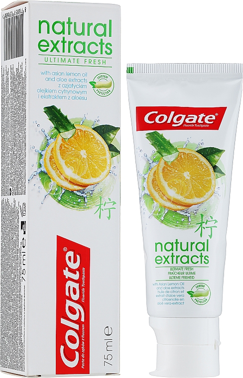 Zahnpasta Natural Extracts Ultimate Fresh - Colgate Natural Extracts Ultimate Fresh Lemon