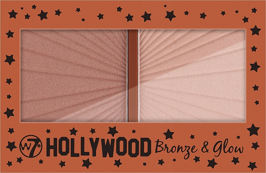 Bronzepuder & Highlighter - W7 Hollywood Bronze & Glow — Foto N2
