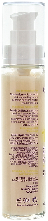 Aufbauendes Nachtpeeling gegen Couperose - Purles Restoring Night Peel — Bild N2