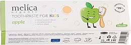 Kinder-Zahnpasta Apfel - Melica Organic Toothpaste For Kids Apple — Bild N2