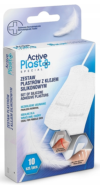 Pflaster für kleinere Wunden und Schnitte 10 St. - Ntrade Active Plast Special — Bild N1