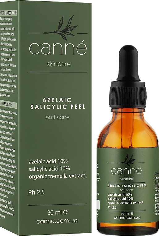 Peeling mit Azelainsäure und Salicylsäure - Canne Azelaic Salicylic Peel — Bild N2