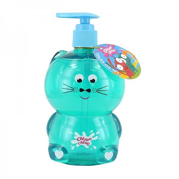Bade- und Duschgel für Kinder mit Vanilleeis-Duft Katze - Chlapu Chlap Bath & Shower Gel