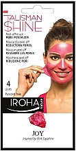 Düfte, Parfümerie und Kosmetik Peel-Off Gesichtsmaske zur Porenminimierung mit pink Saphir - Iroha Nature Peel Off Pink Sapphire Pore Minimizer