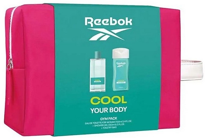 Reebok Cool Your Body  - Duftset (Eau de Toilette 100ml + Duschgel 250ml + Kosmetiktasche 1 St.)  — Bild N1