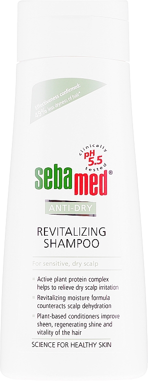 Revitalisierendes Shampoo für trockene, empfindliche Kopfhaut - Sebamed Anti-dry Revitalizing Shampoo — Bild N2