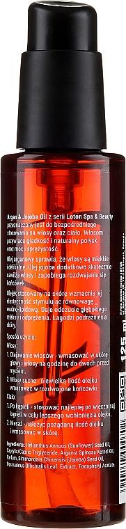 Körper- und Haaröl mit Argan und Jojoba - Loton Argan & Jojoba Oil — Bild N2