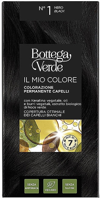 Permanente Haarfarbe mit pflanzlichem Keratin - Verde Il Mio Colore — Bild N1