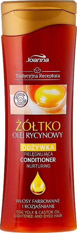 Haarspülung - Joanna Egg Yolk & Castar Oil Conditioner — Bild N2