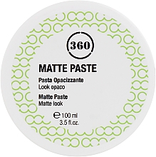Düfte, Parfümerie und Kosmetik Matte Haarstylingpaste - 360 Matte Paste