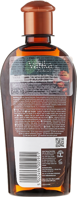 Angereichertes Haaröl mit Argan - Dabur Vatika Argan Enriched Hair Oil — Bild N2