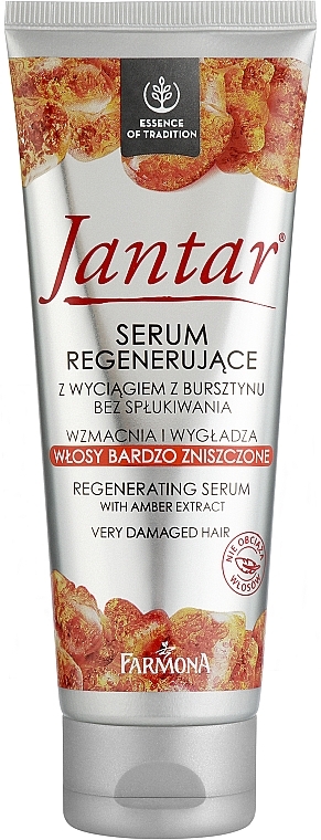 Regenerierendes Haarserum mit Bernsteinextrakt für strapaziertes Haar - Farmona Jantar Serum — Bild N1