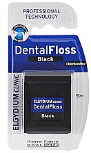 Düfte, Parfümerie und Kosmetik Zahnseide schwarz 50 m - Elgydium Clinic Dental Floss