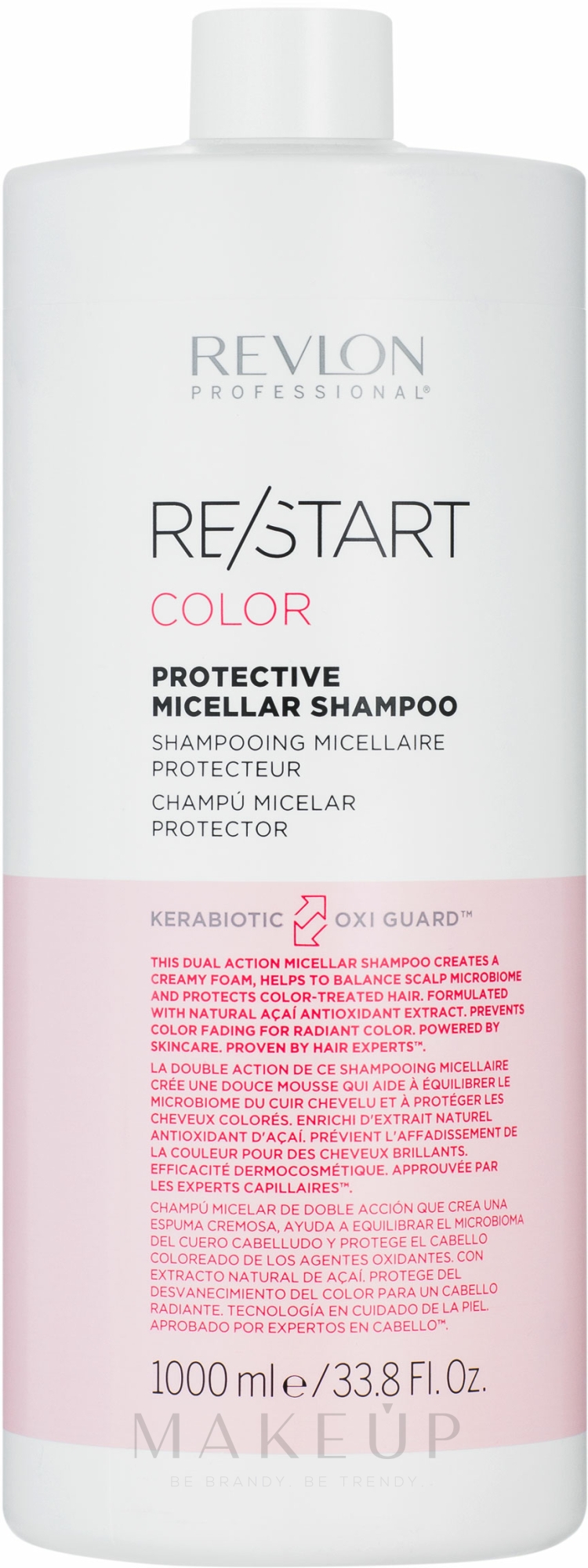 Farbschützendes Mizellen-Shampoo - Revlon Professional Restart Color Protective Micellar Shampoo — Bild 1000 ml
