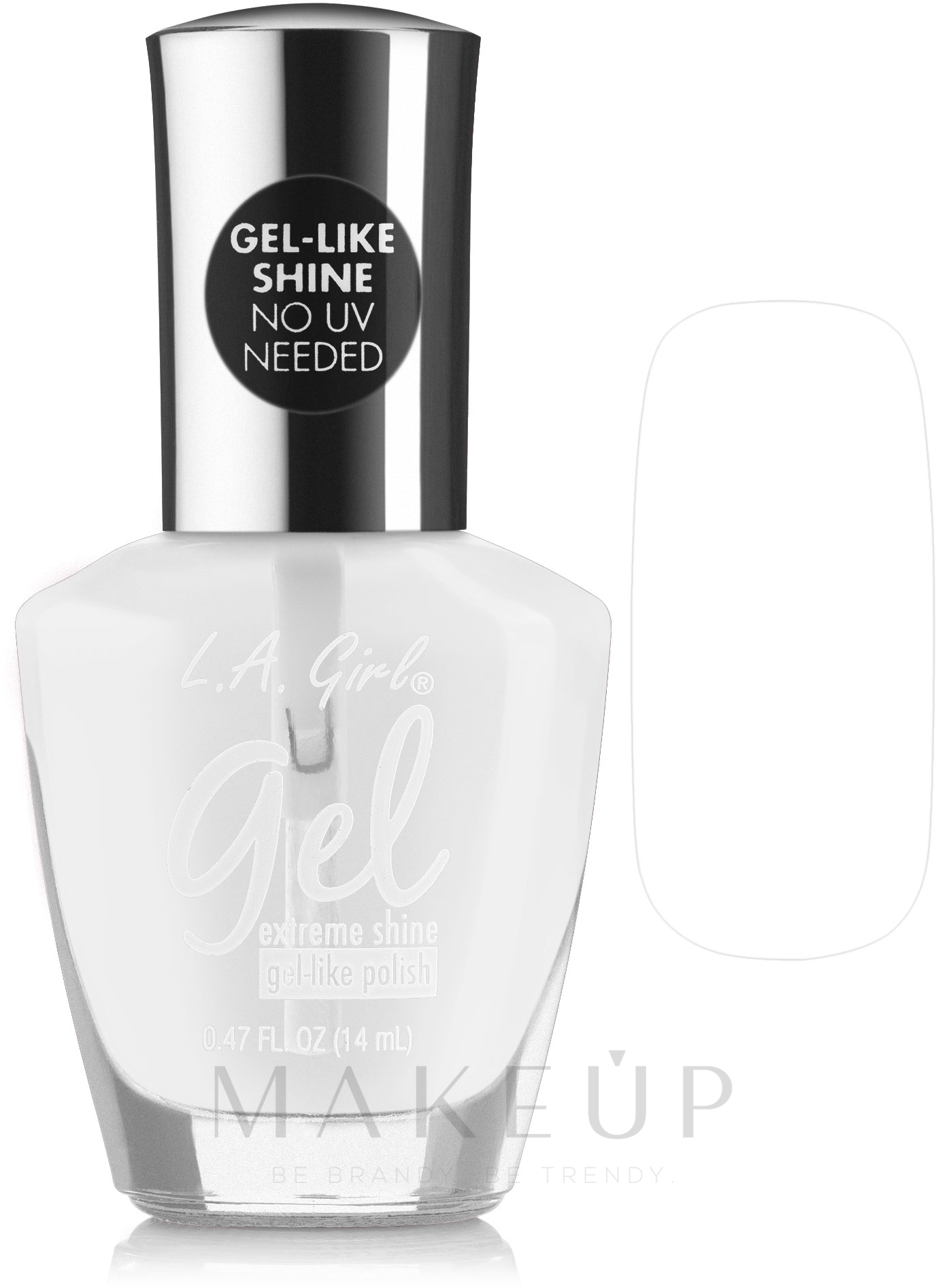 Nagellack - L.A. Girl Gel Extreme Shine Polish — Bild GNL651 - Clear