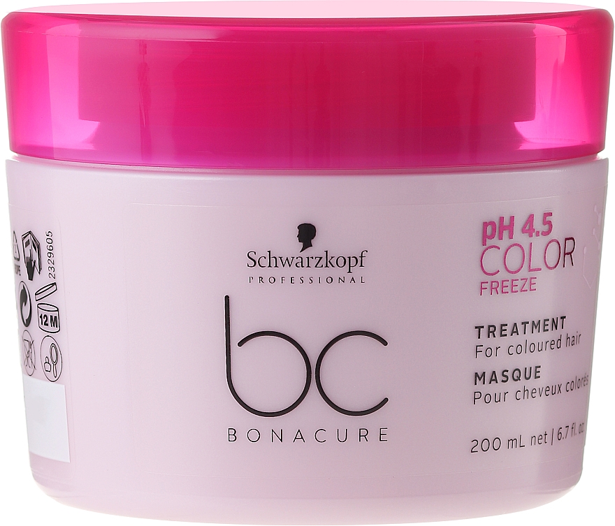 Pflegende Maske für coloriertes Haar - Schwarzkopf Professional Bonacure Color Freeze pH 4.5 Treatment — Bild N1