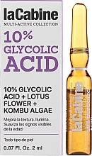 Gesichtsampullen mit 10 % Glykolsäure - La Cabine 10% Glycolic Acid Ampoules — Bild N2
