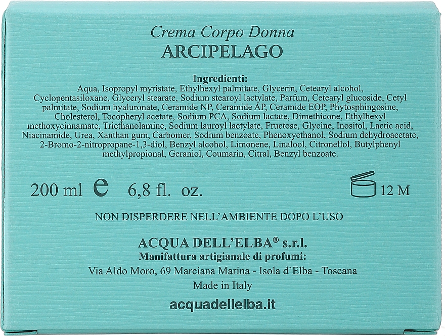 Acqua dell Elba Arcipelago Women - Körpercreme Arcipelago Women — Bild N3