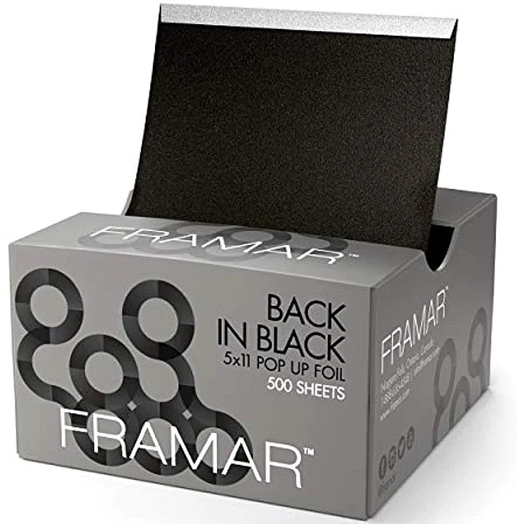 Folie in Blättern mit Prägung - Framar 5x11 Pop Up Foil Back In Black — Bild N1