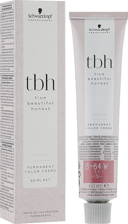 Permanente Creme-Haarfarbe - Schwarzkopf Professional TBH Permanent Color Creme — Bild N1