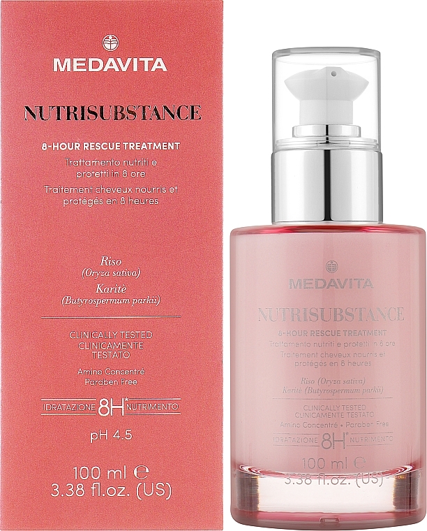 Pflegende Haarcreme - Medavita Nutrisubstance 8-Hour Rescue Treatment — Bild N2