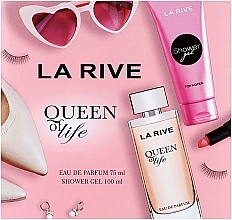 La Rive Queen of Life  - DuftseT (Eau de Parfum 75ml + Duschgel 100ml)  — Bild N1