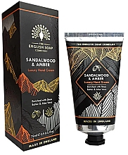 Handcreme mit Sandelholz und Bernstein - The English Soap Company Radiant Collection Sandalwood & Amber Hand Cream — Bild N1