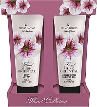 Düfte, Parfümerie und Kosmetik Körperpflegeset - Primo Bagno Floral Collection Floral Musk Oriental (Körperlotion 150ml + Duschgel 150ml)