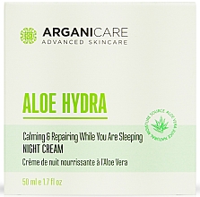 Düfte, Parfümerie und Kosmetik Nachtcreme für das Gesicht - Arganicare Aloe Hydra Night Cream