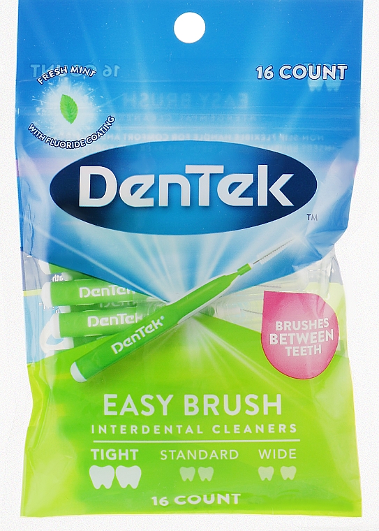 Bürsten für sehr enge Interdentalräume - DenTek Easy Brush Interdental Cleaners Extra Tight Spaces