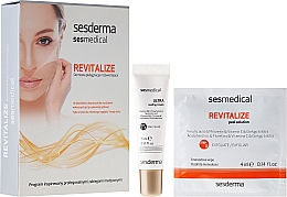 Revitalisierende Gesichtspflege - Sesderma Sesmedical Revitalize Personal Peeling Program (Ultra stärkende Creme/15ml + Peelingtücher/4x4ml) — Bild N1