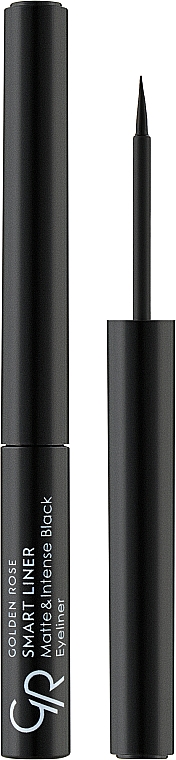 Flüssiger Eyeliner - Golden Rose Smart Liner Matte & Intense Black Eyeliner
