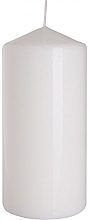 Zylindrische Kerze 70x150 mm weiß - Bispol — Bild N1