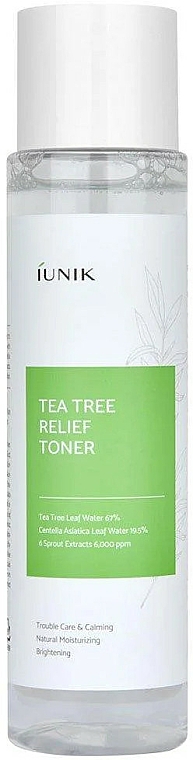 Beruhigendes Gesichtstonikum mit Teebaumextrakt - iUNIK Tea Tree Relief Toner — Bild N1