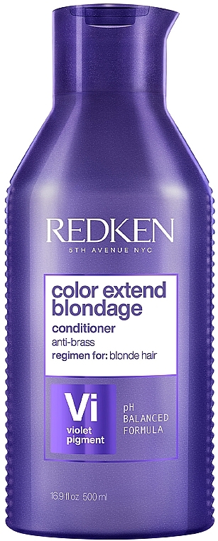 Anti-Gelbstich Conditioner für blondes Haar - Redken Color Extend Blondage Conditioner — Bild N1