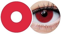 Farbige Kontaktlinsen roter Vampir 2 St. - Clearlab ClearColor Phantom Red Vampire  — Bild N1