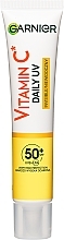 Düfte, Parfümerie und Kosmetik Leichtes Gesichtsfluid - Garnier Skin Naturals Vitamin C Daily UV Brightenning Fluid SPF50+