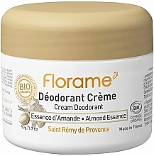 Düfte, Parfümerie und Kosmetik Deodorant-Creme mit Mandelessenz - Florame Almond Essence Cream Deodorant