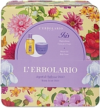 L'Erbolario Acqua Di Profumo Iris - Körperpflegeset (Körpercreme 300 ml + Duschgel 250 ml)  — Bild N1